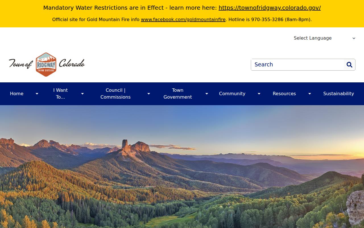 Ridgway criminal history official town services